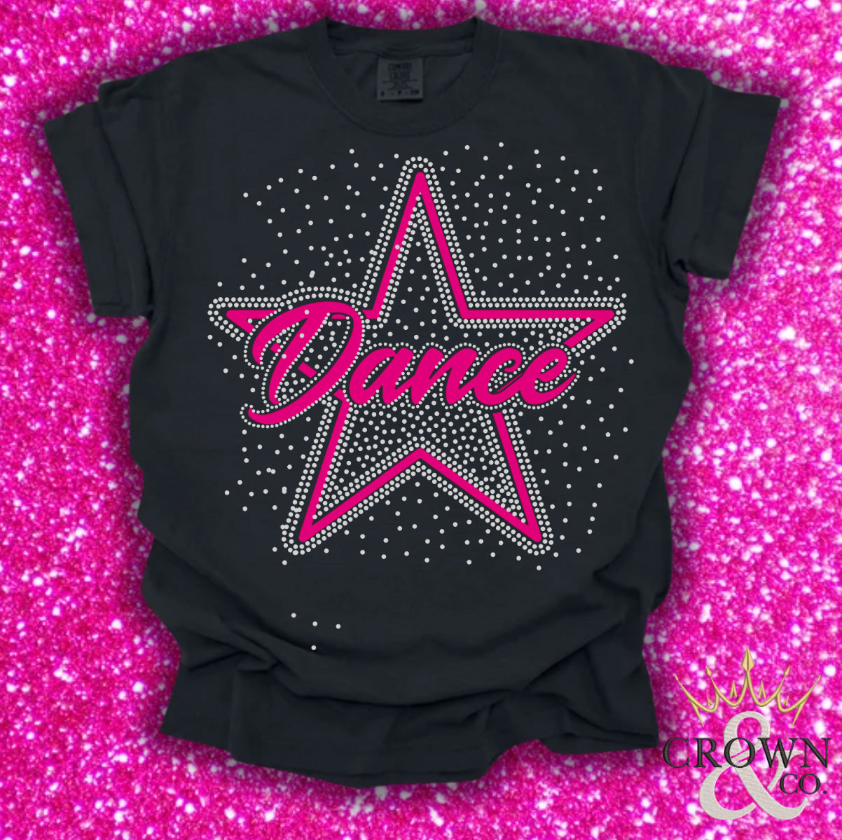 Dance Rhinestone Top- Youth