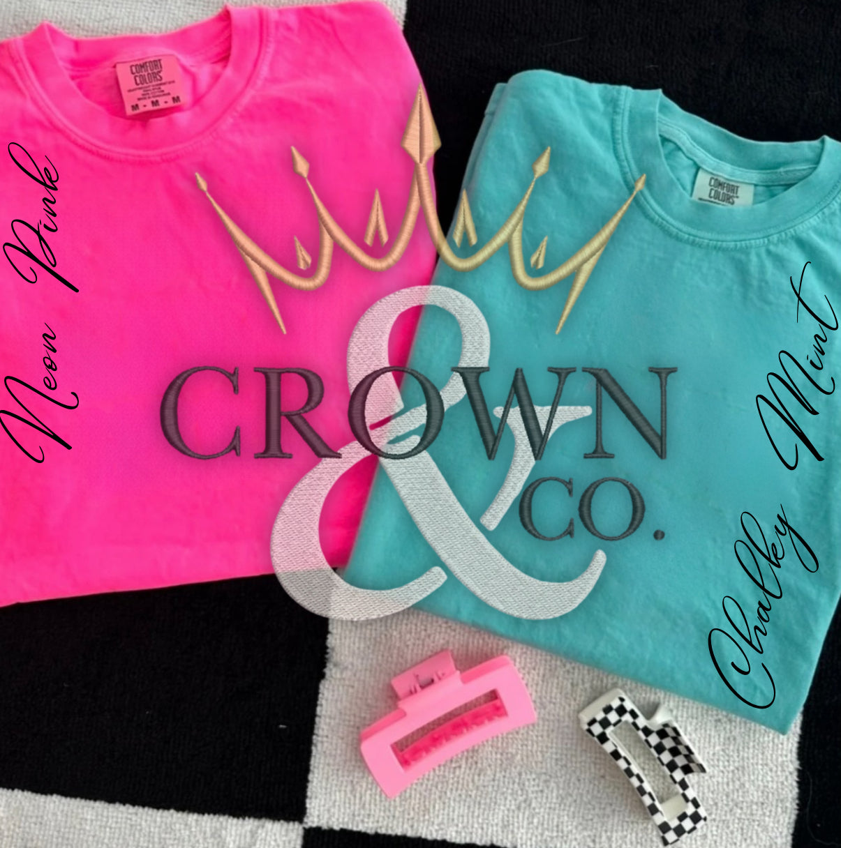 Youth Bling T-Shirt with Logo Embroidered