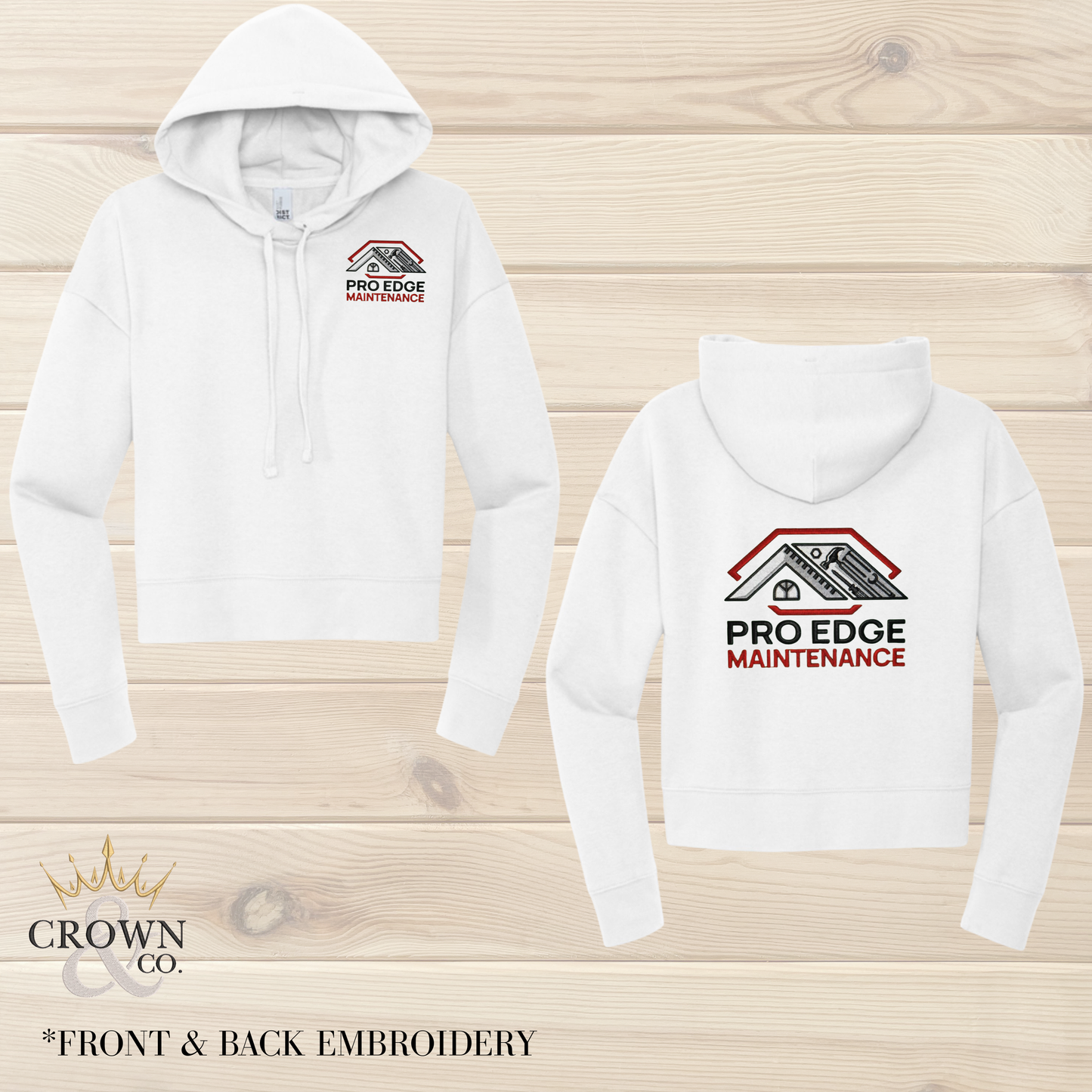 Women’s PEM Full Embroidered Hoodie