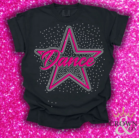 Dance Rhinestone Top- Youth