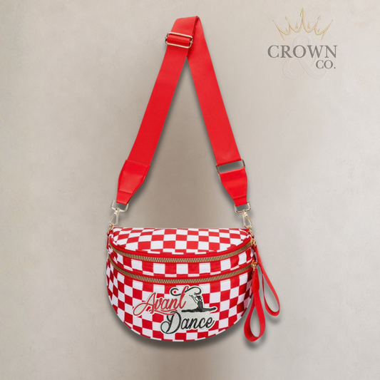 Checkered Bum Bag with Avant Patch