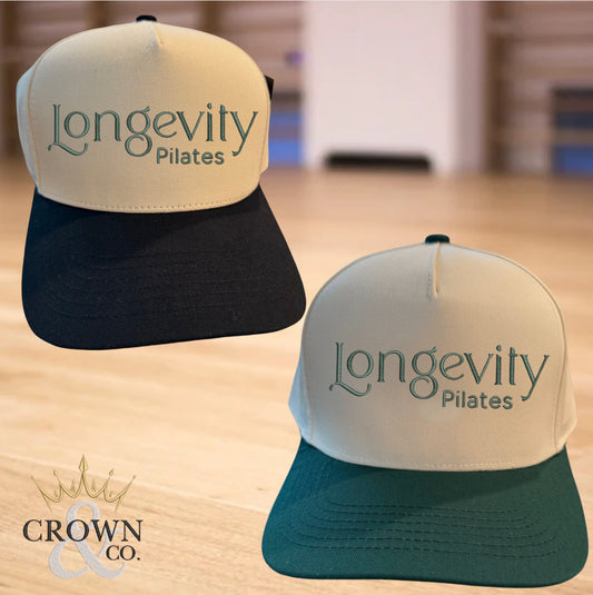 Longevity Pilates Two-Tone Cap