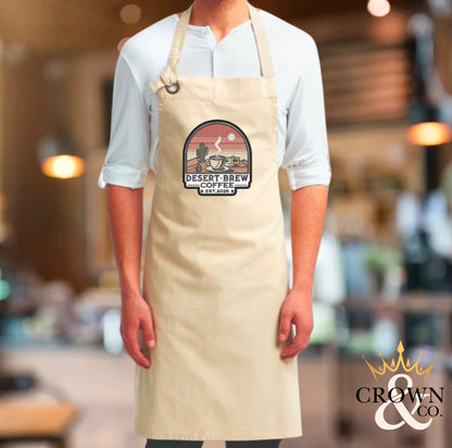 Desert Brew Patch Style Barista Apron