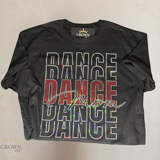 Dance Mom Script Spangle Tee