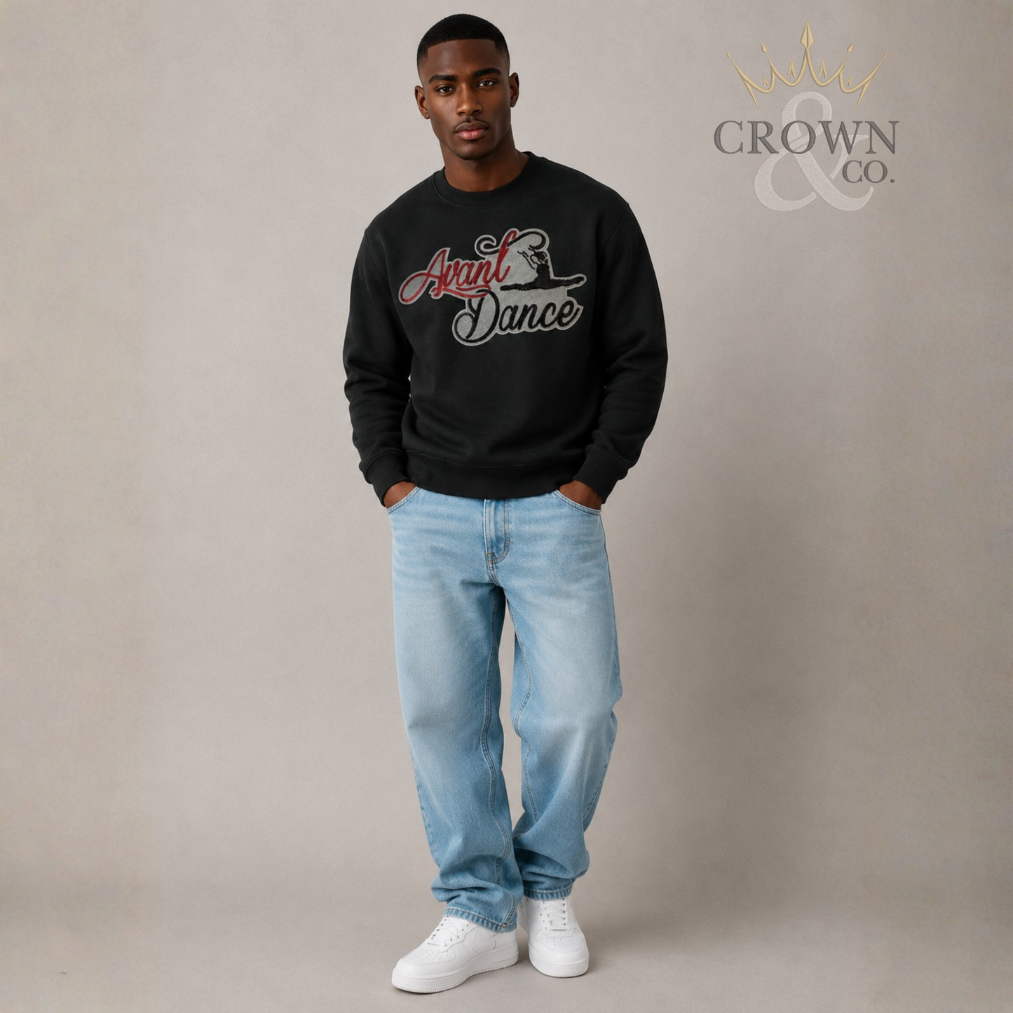 Avant Dance Patch Crewneck