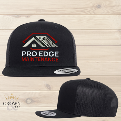 Pro Edge Maintenance Flat Bill Cap