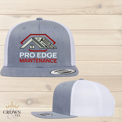 Pro Edge Maintenance Flat Bill Cap