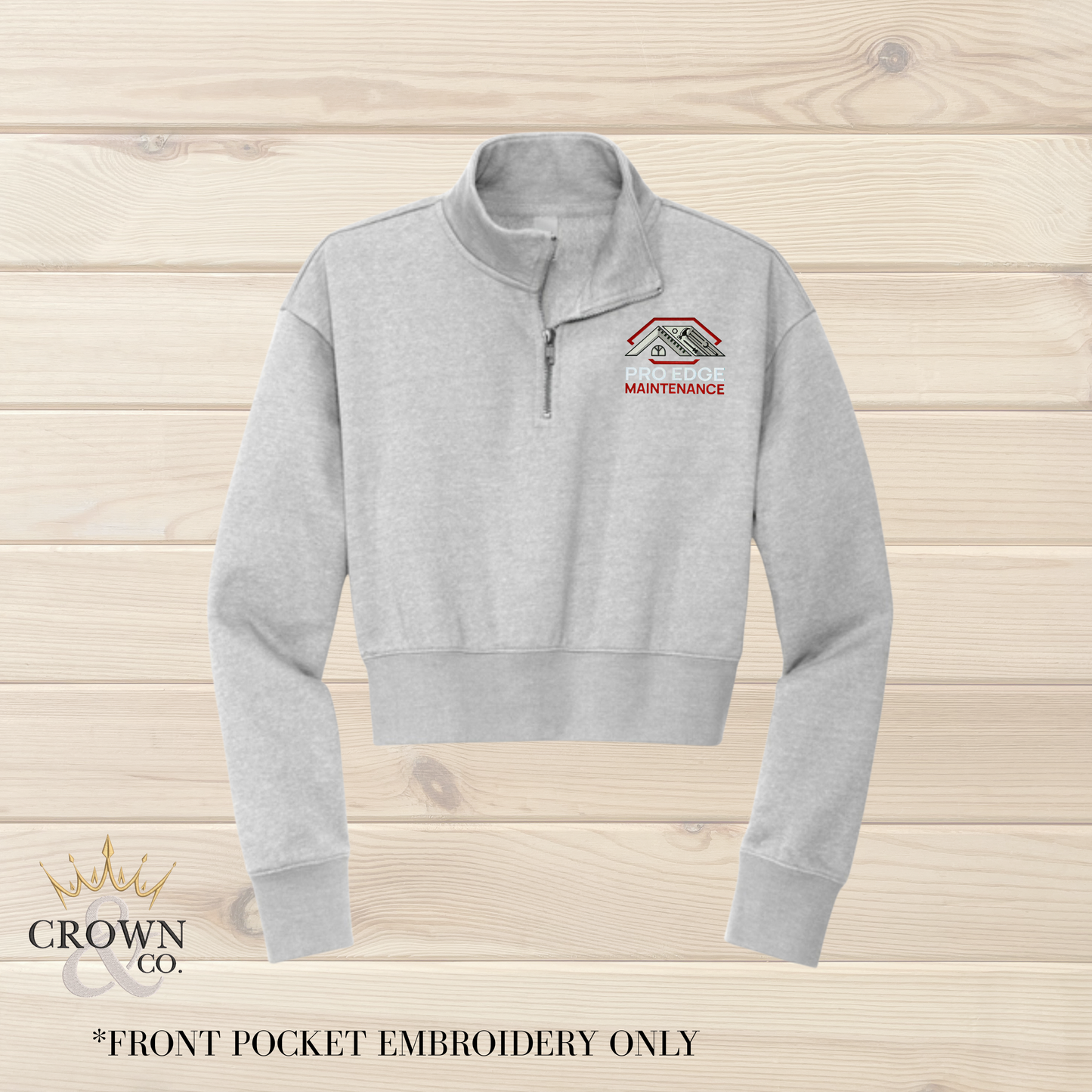 Women’s PEM Embroidered 1/4 Zip