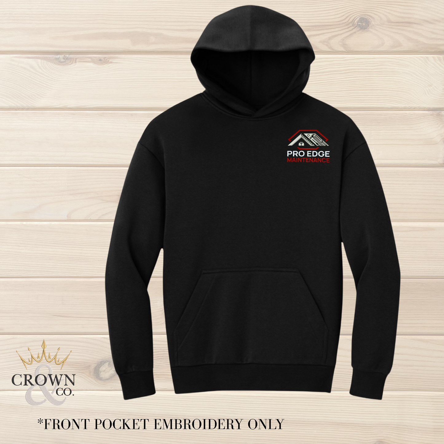 Pro Edge Maintenance Embroidered Hoodie