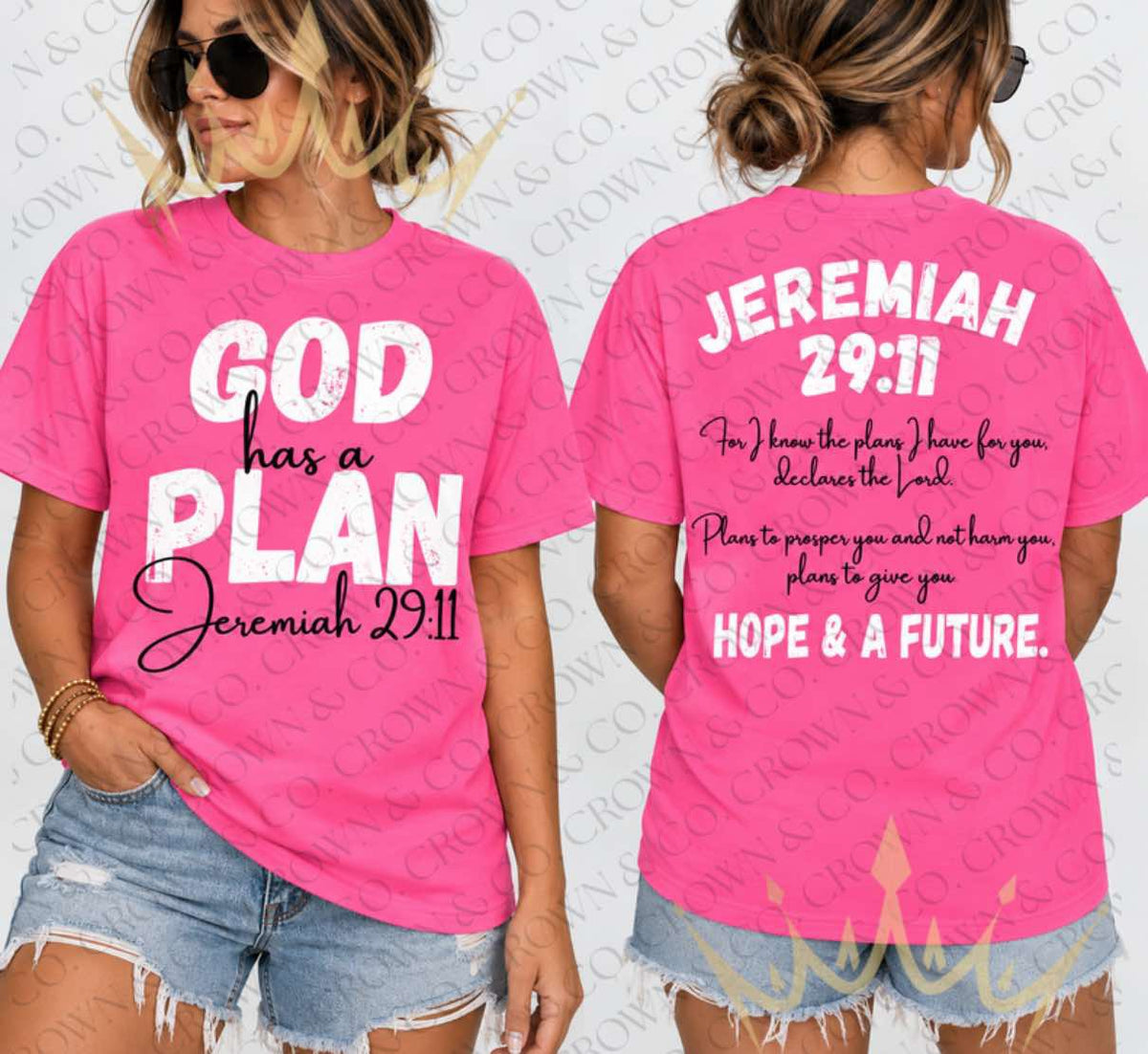 God has a plan T-shirt