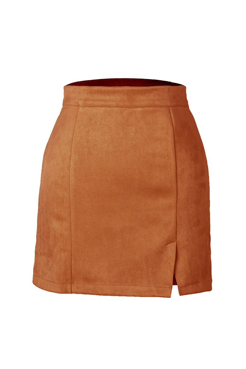 High Waist A-line Skirt