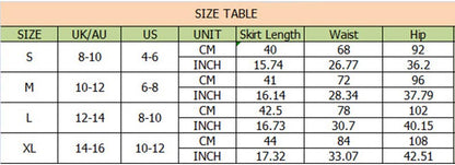 High Waist A-line Skirt